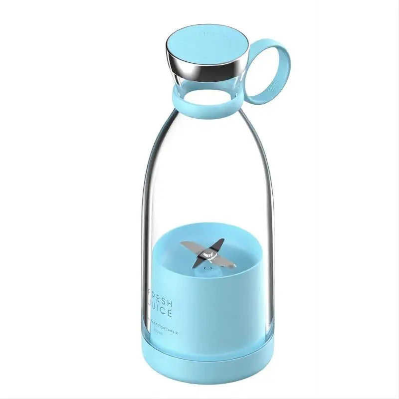 portable natural juice blender blue